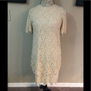 White Bridal Beaded Dress